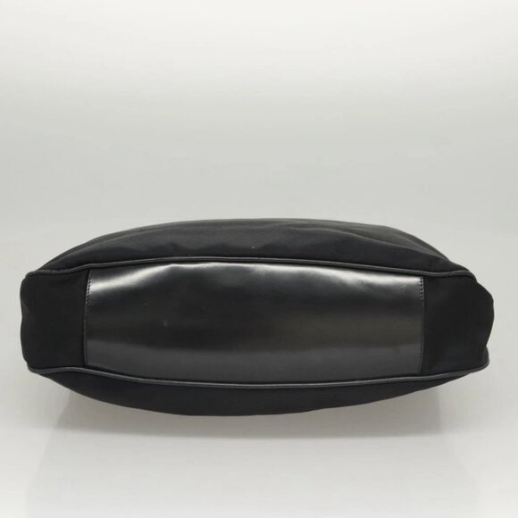 GUCCI Bamboo Hand Bag Canvas 2way Navy Silver - Picture 6 of 15